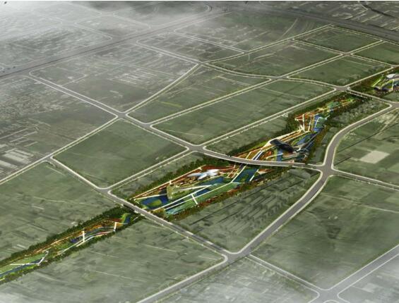 [陕西]西安曲江创意谷湿地公园方案景观概念规划设计（P...-1