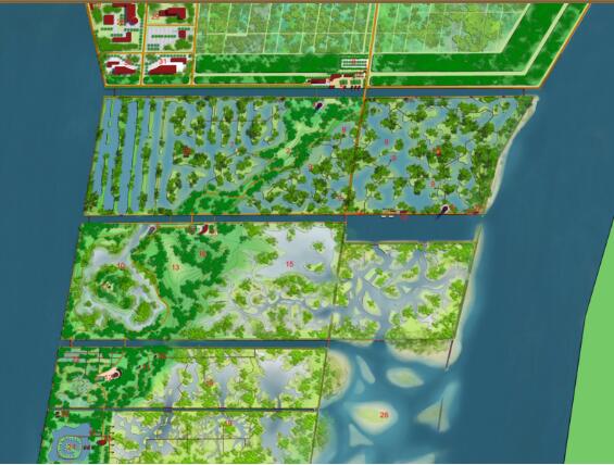 [广东] 广州南沙滨海湿地公园总体景观概念设计（PDF+78...-1