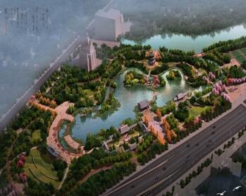 [广东]四面环水公园景观规划设计方案-1