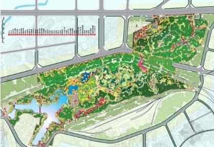 [湖南]复合型综合城市公园修建性详细规划（国内著名设计...-1