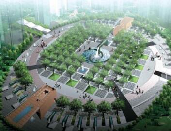 某城市休闲广场景观设计方案-1