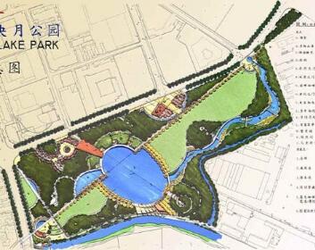 [上海]某公园一地块绿地景观设计方案-1
