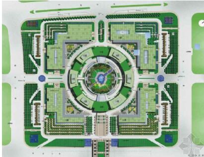 浙江杭州城市中心绿地景观概念设计方案-1