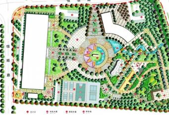 上海市广场景观设计方案-1