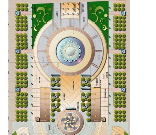 安徽中心广场景观规划方案和效果-1
