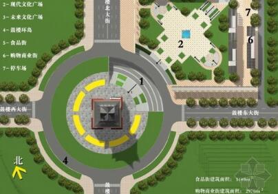 [山西]临汾文化广场景观设计方案-1