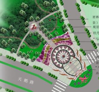 韶山某广场规划设计方案-1