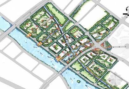 [江苏]生态滨水城市商业中心广场地块景观详细设计方案-1