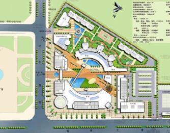 广东深圳商业广场景观规划与建筑设计方案-1