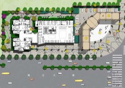 [湖南]城市中心商业广场景观规划设计方案-1