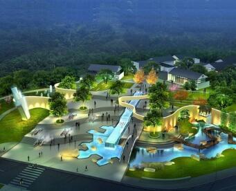 [湖南]自然融合山水型广场景观规划设计方案（知名设计公...-1
