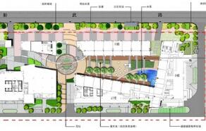[上海]现代简约风格高校联合广场景观规划设计方案-1