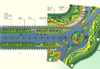 [甘肃]某市道路第一标准段绿化配置方案-1
