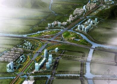 [浙江]滨水生态城市道路景观规划设计方案-1