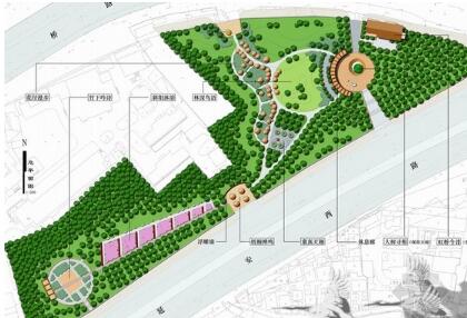 [上海]城市主干道旁的花园绿地景观设计方案（上海权威机...-1