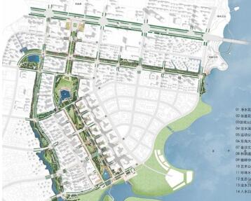 [安徽]滨湖城市商务区中央大道与水岸景观规划设计方案-1