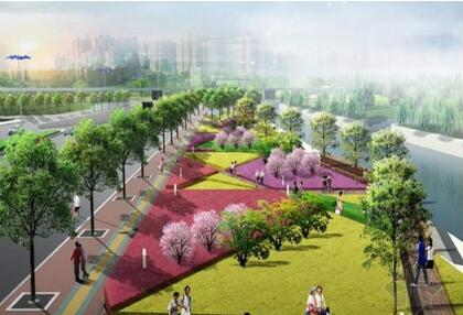 [江苏]现代城市商业街景观大道设计方案-1