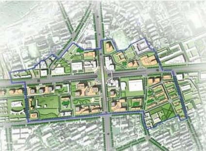 [武汉]城市主干道生态交通道路沿线城市规划设计方案-1
