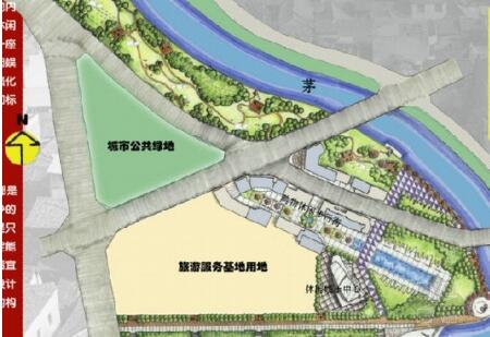 [台州]某县城临水绿化带景观规划设计-1