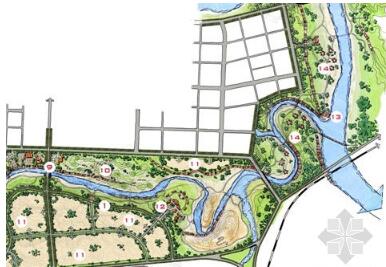[鄂尔多斯]河道景观概念设计方案-1