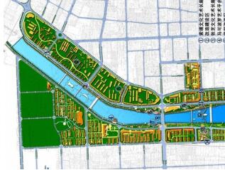 敦煌市某河道景观规划设计-1