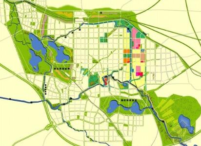 [河北]城市环城水系景观规划设计方案-1
