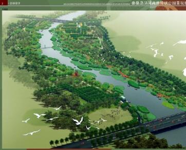 秦皇岛市河两岸带状公园景观规划设计方案展板-1