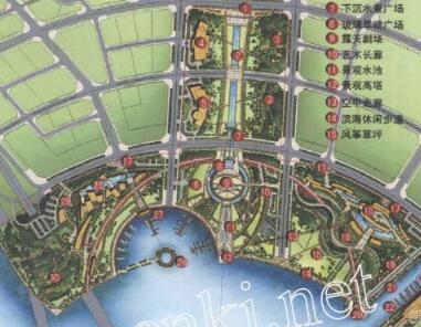 深圳市宝安区广场与海滨休闲公园方案规划设计(知名设计...-1