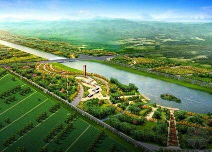 [山东]低碳生态城市滨水景观规划设计方案-1