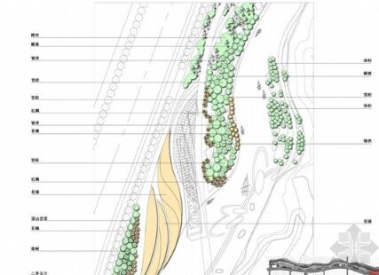 [舟山]城市滨水景观深化设计方案二（技术指标、苗木概算...-1