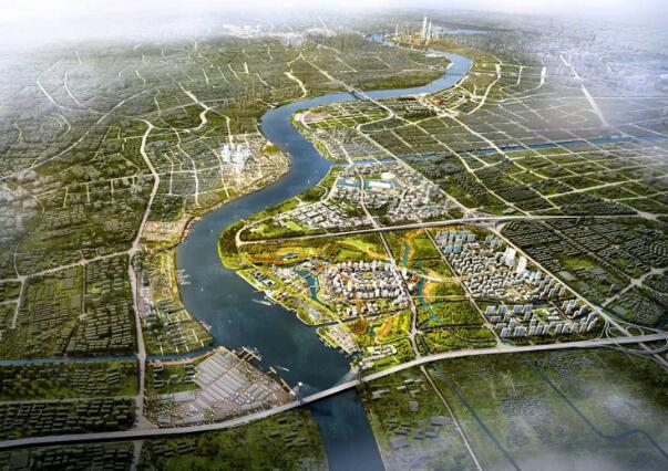 [上海]滨水海派特色人文城市景观规划设计方案-1