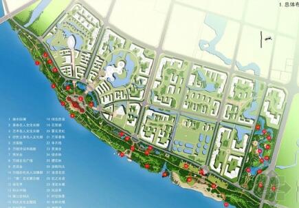 [湘潭]滨水居住区滨水区域景观设计方案-1