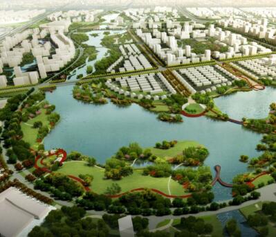 [江苏]某市经济技术开发区核心区景观规划设计方案-1