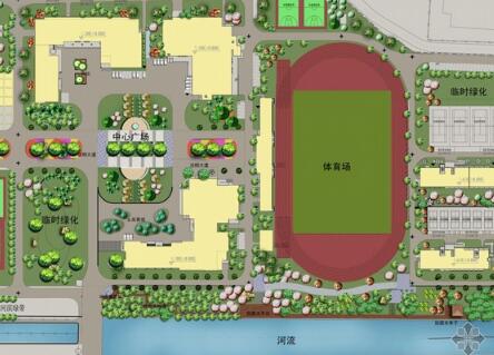 上海大学新校区景观设计-1