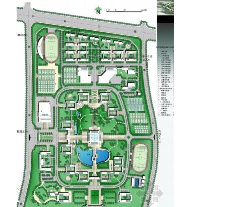 [安徽]大学校园总体规划设计方案（一）-1