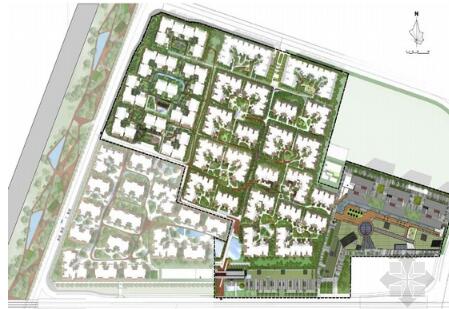 [重庆]伊顿经典风格大学城景观规划设计方案（著名地产公...-1