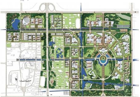 [上海]现代风格校园景观规划设计方案-1