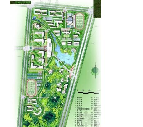 [上海]大学校园景观规划设计方案-1