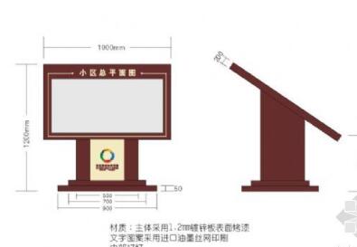 重庆某高档小区景观标识系统设计方案-1