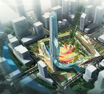 [成都]综合性城市商务区景观规划设计方案-1