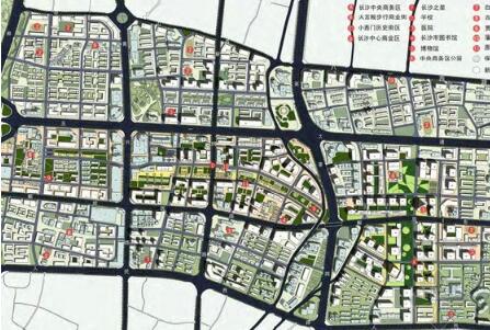 [长沙]城市局部区域总体概念规划方案-1