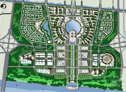 [武汉]帆樯林立的滨水区城市景观规划方案-1