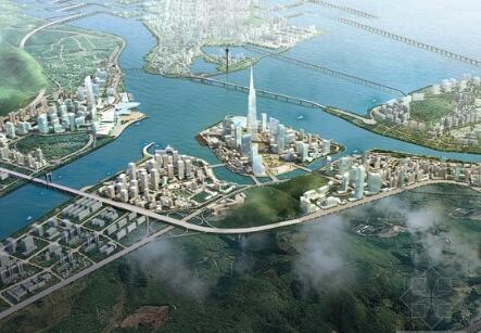 [珠海]现代新型沿海城市景观规划设计方案-1