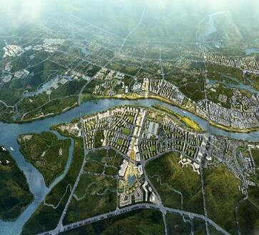[湖南]文化风光带中心城市景观规划设计方案-1