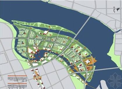 [杭州]滨水新城岛屿景观设计方案-1