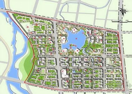 [内蒙古]复合功能可持续都市活力核心区景观规划设计方案-1