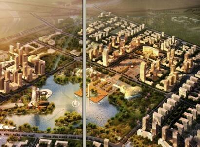 [辽宁]现代水域风情城市规划设计方案-1