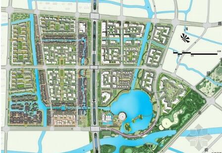 [浙江]上善若水古典城市核心区滨水空间景观规划设计方案-1