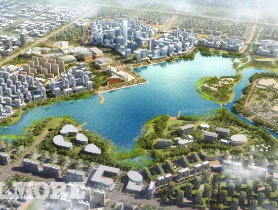 [江苏]某城市滨水生态新城城市规划设计文本（PPT+78页...-1