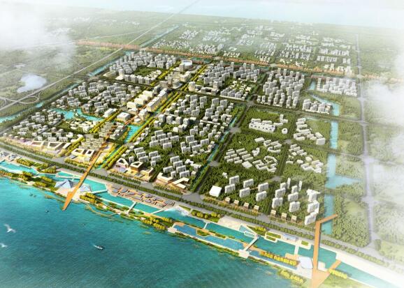 [浙江]东海国际新城城市规划设计汇报成果文本（PPT+2...-1
